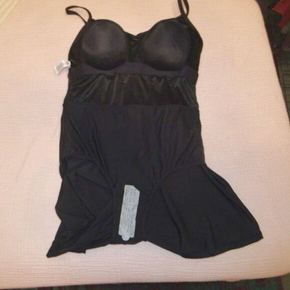 Fit 4 U Tiered Swimsuit Romper Size 18W One Piece Wide Leg Hip Minimizer Slimmin - Picture 7 of 12